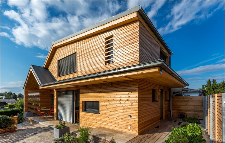 Neubau Einfamilienhaus Holzbau 