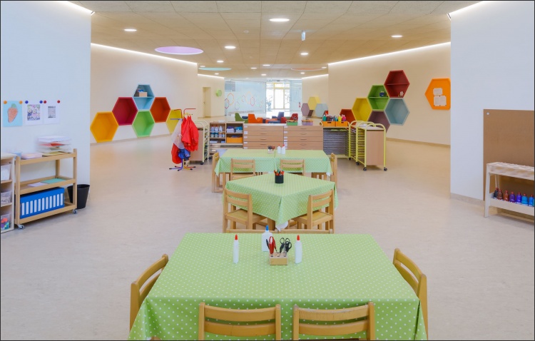 Umbau Schlosskindergarten Bad Vöslau (Copyright: Christian Husar/Kosaplaner)