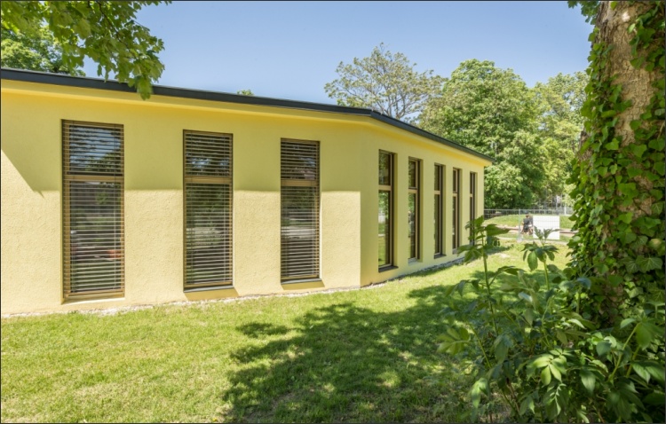 Fertiggestellter Umbau mit ökologischen Baustoffen
